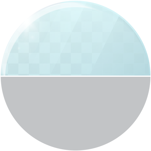 پایه نقره‌ ای با رویه شیشه ای