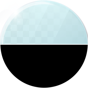 پایه مشکی با رویه شیشه ای