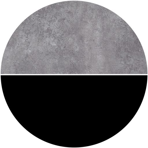 پایه مشکی با رویه MDF بتنی