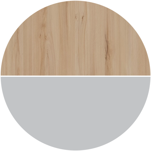 پایه نقره ای با رویه MDF راش